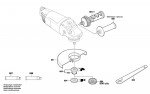 Bosch 3 601 H82 106 Gws 22-230 H Angle Grinder 230 V / Eu Spare Parts